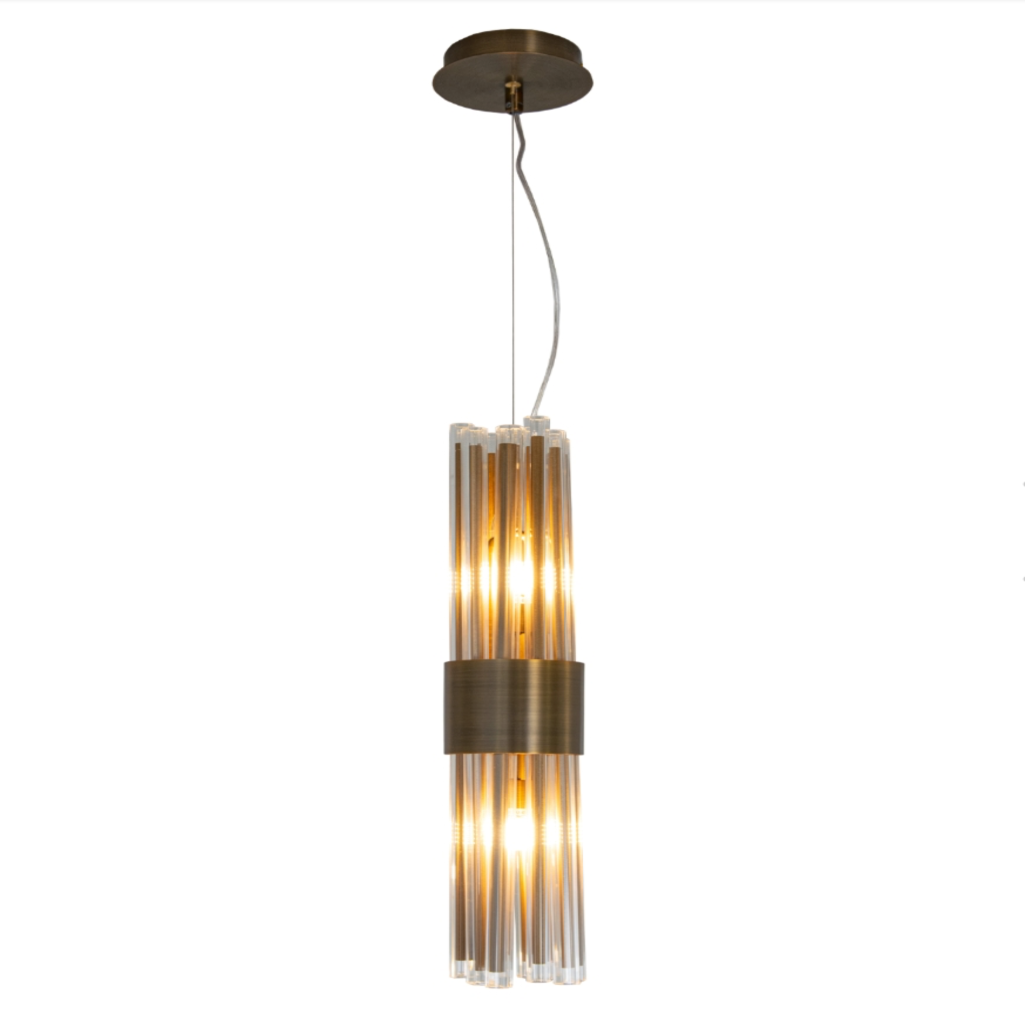 Colmar Antique Brass Finish Pendant