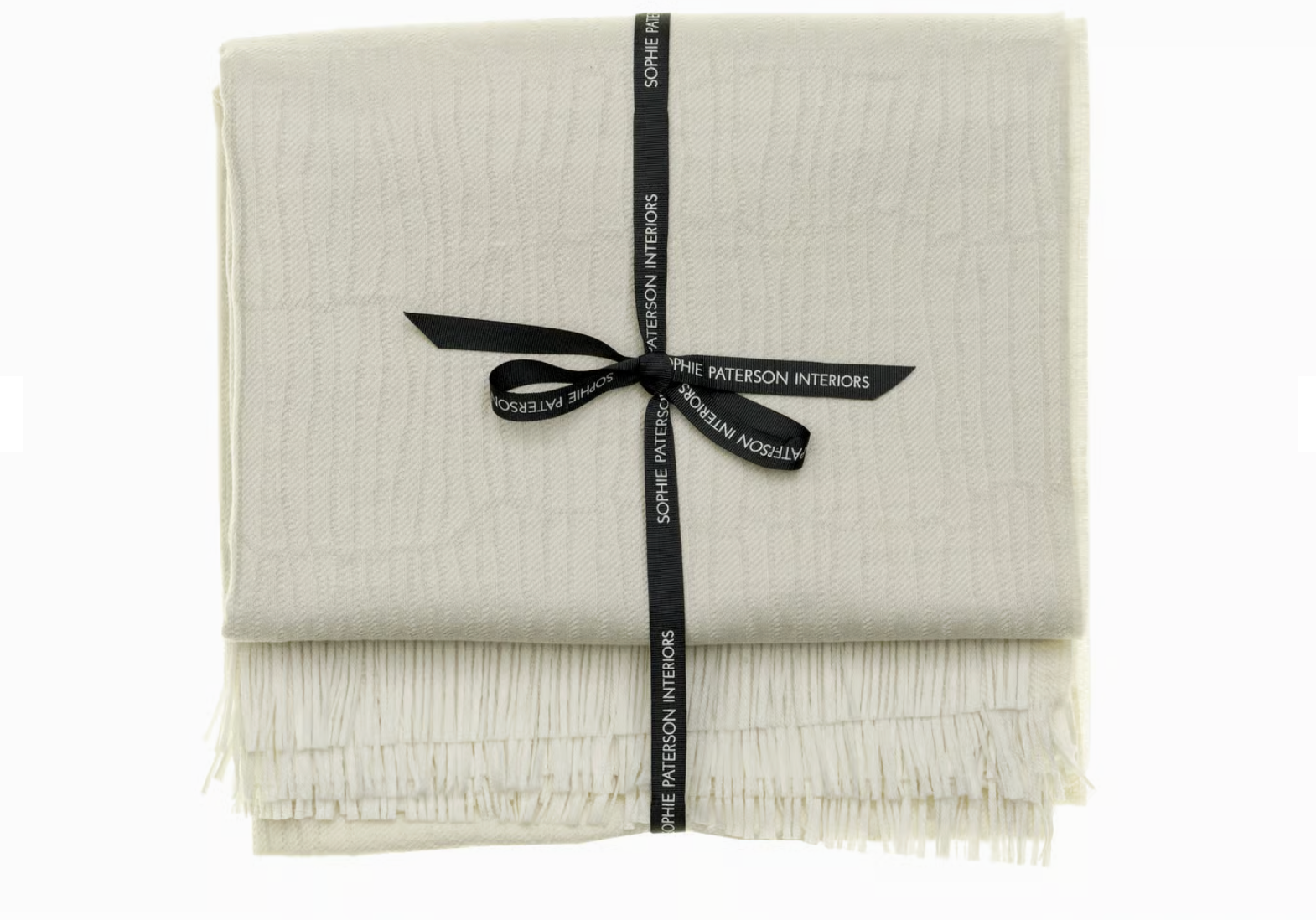 Andrew Martin Canale Throw Ivory