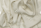 Andrew Martin Canale Throw Ivory
