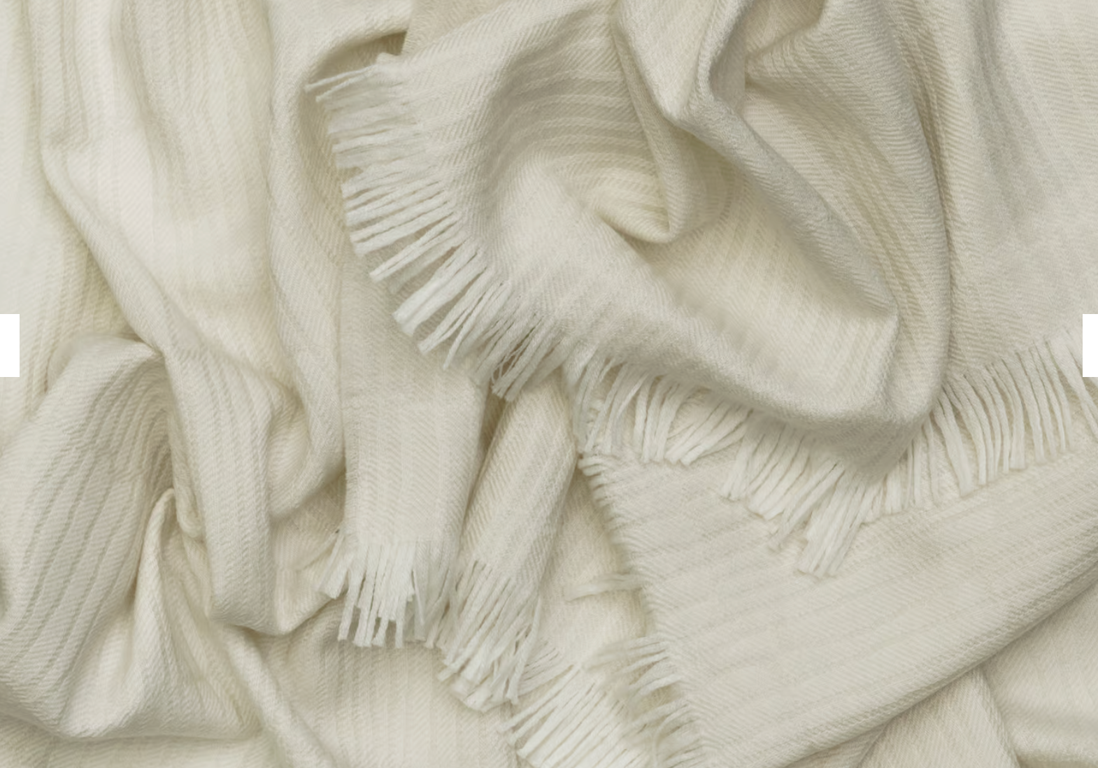 Andrew Martin Canale Throw Ivory
