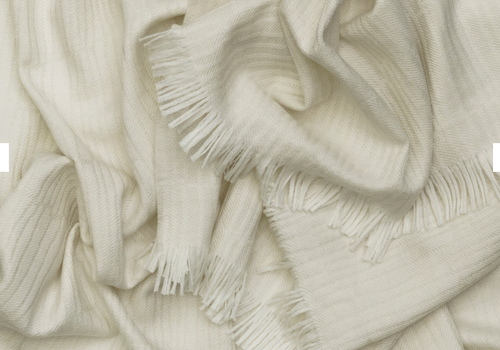 Andrew Martin Canale Throw Ivory