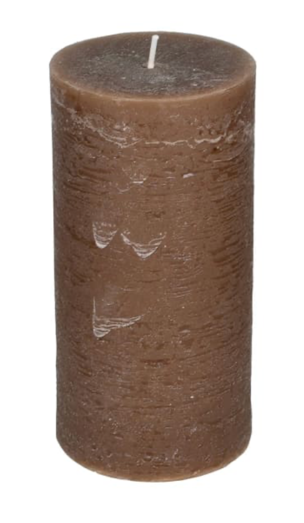 Medium Mocha Pillar Candle