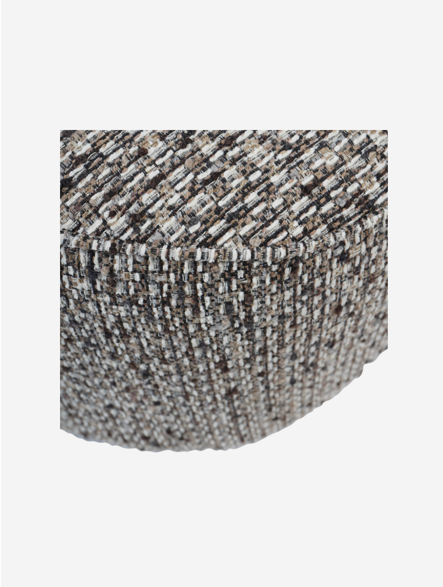 Roehampton Textured Slub Swivel Chair - Mocha