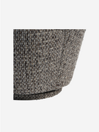 Roehampton Textured Slub Swivel Chair - Mocha