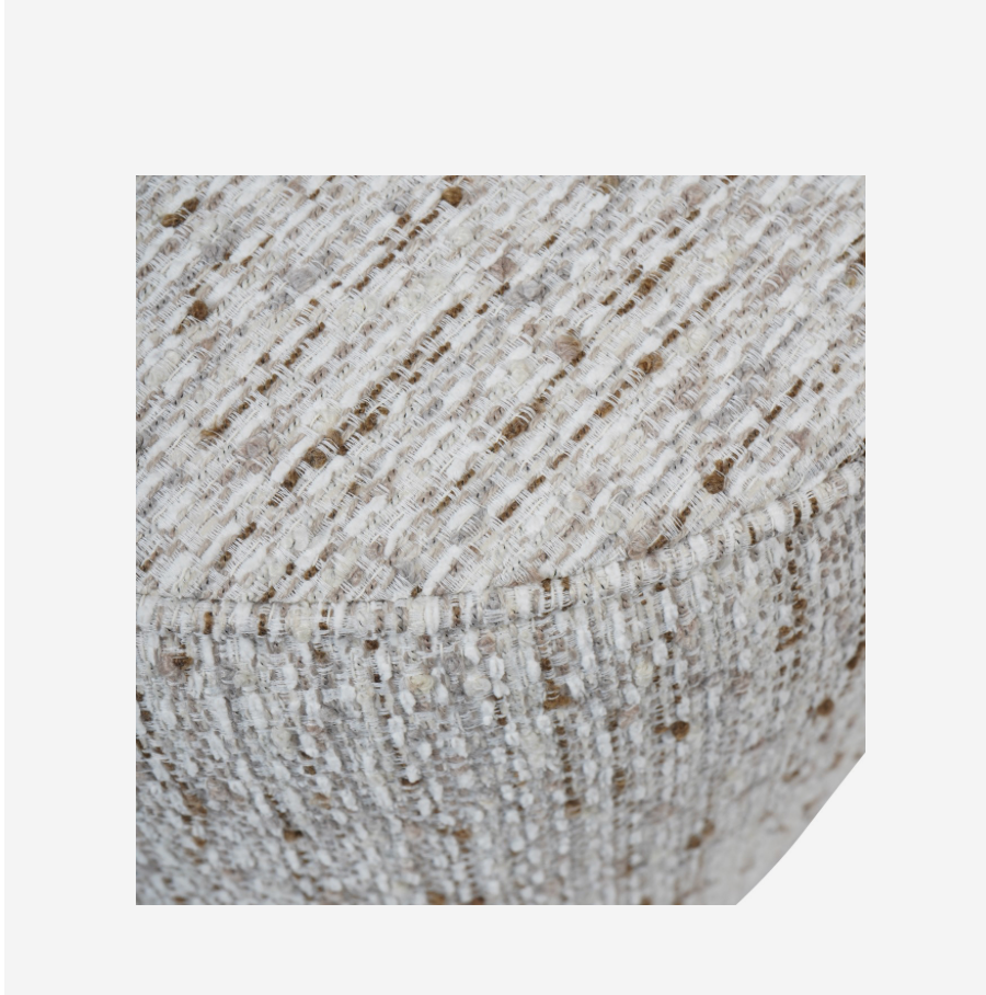Roehampton Textured Slub Swivel Chair - Natural