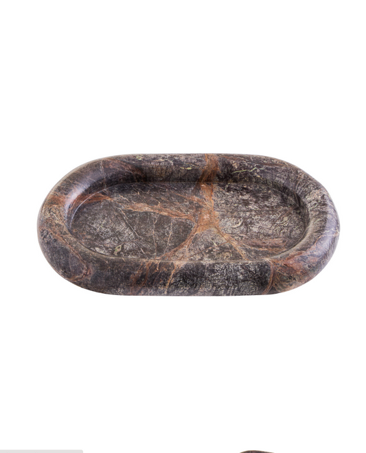 Fazio Forest Green Marble Catchall