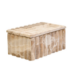 Santino Rectangular Chocolate Marble Box