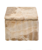 Santino Rectangular Chocolate Marble Box