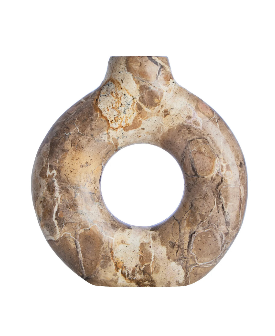 Santino Chocolate Marble Vase