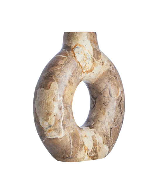 Santino Chocolate Marble Vase
