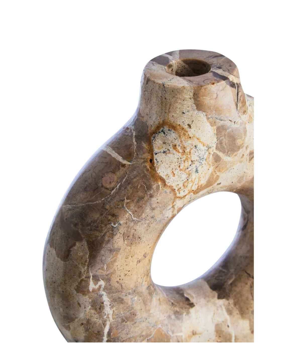 Santino Chocolate Marble Vase