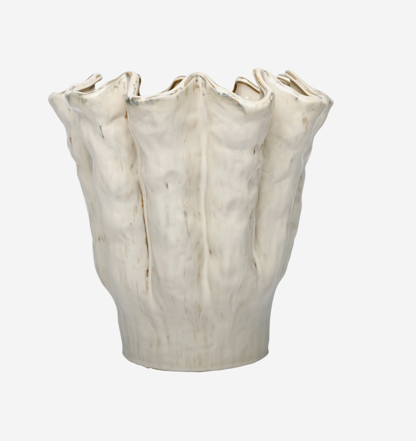 Coralie Large Glazed Ceramic Vase