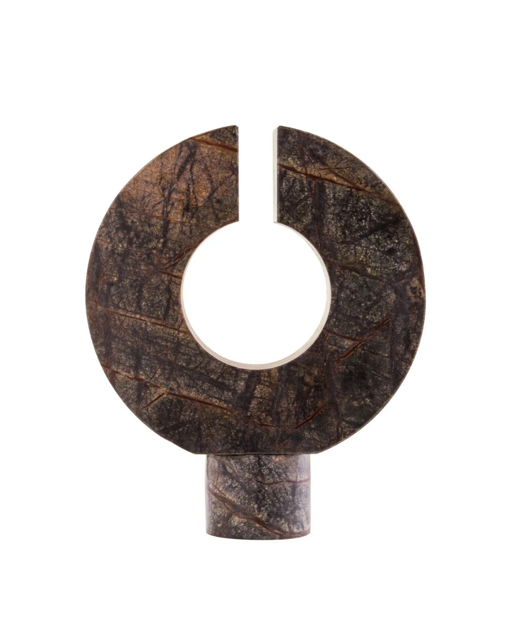 Fazio Forest Green Marble Sculpture