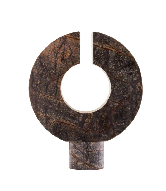 Fazio Forest Green Marble Sculpture