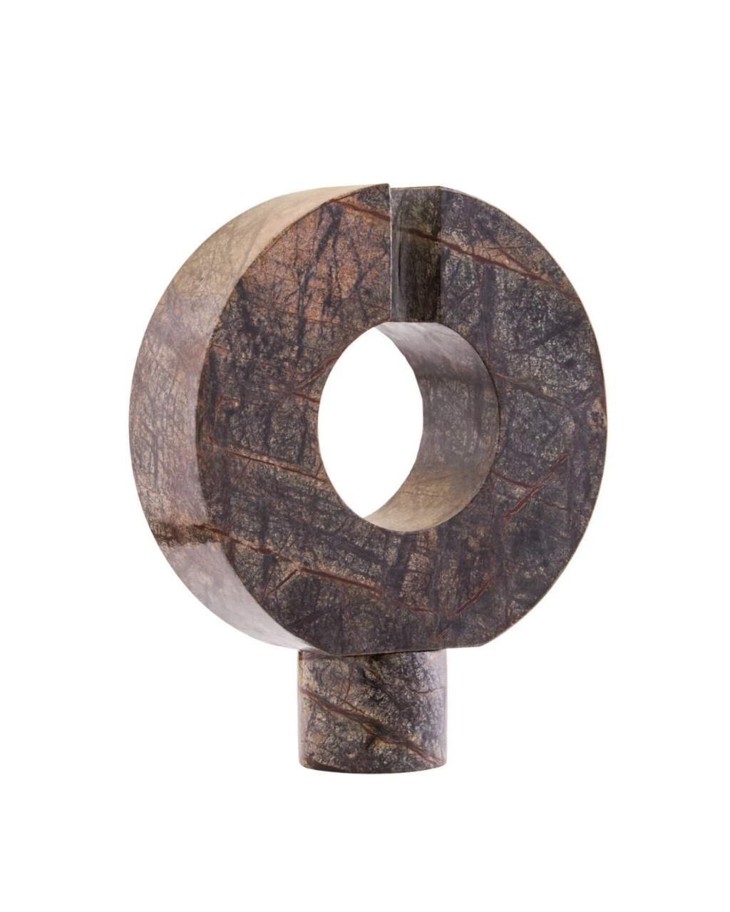 Fazio Forest Green Marble Sculpture