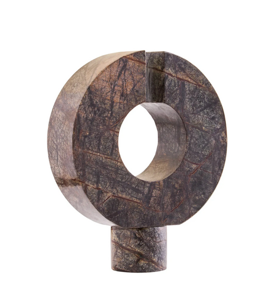 Fazio Forest Green Marble Sculpture