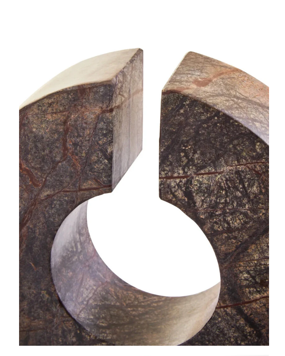 Fazio Forest Green Marble Sculpture