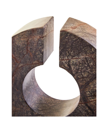 Fazio Forest Green Marble Sculpture