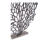 Prato Large Black Nickel Finish Coral Sculpture