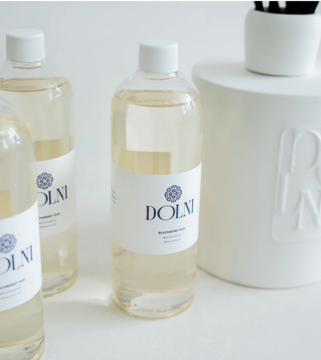 Dolni Blackberry Oud 500ml Reed Diffuser Refill