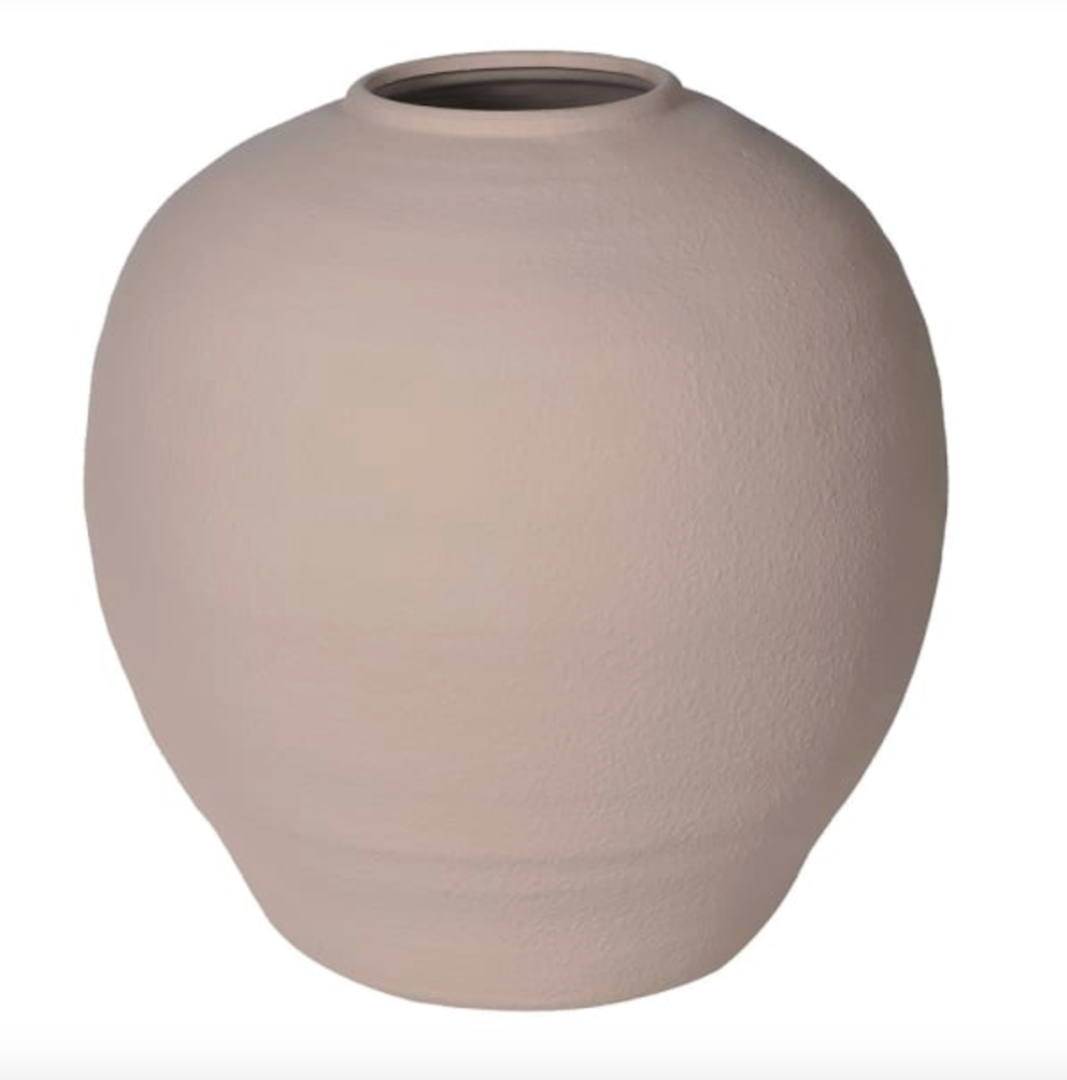 Almond Ball Ceramic Vase