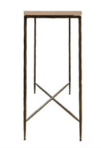 R V Astley Walter Console Table Burnt Bronze & Marble
