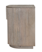 R V Astley Bergan 1 Drawer Bedside Fluted Wood