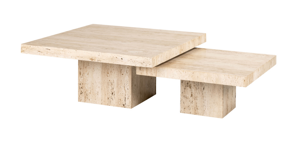 Coffee table La Cantera beige (Set of 2)
