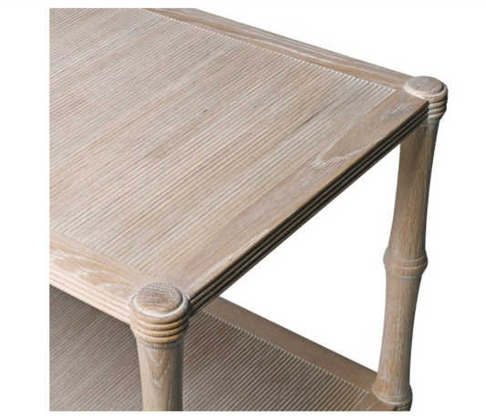 Beckley Oak 3 Tier Console Table