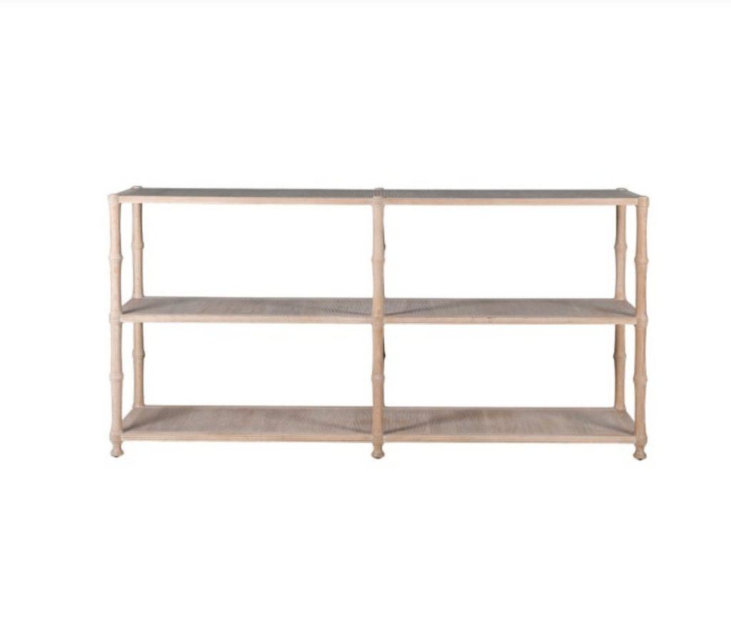Beckley Oak 3 Tier Console Table