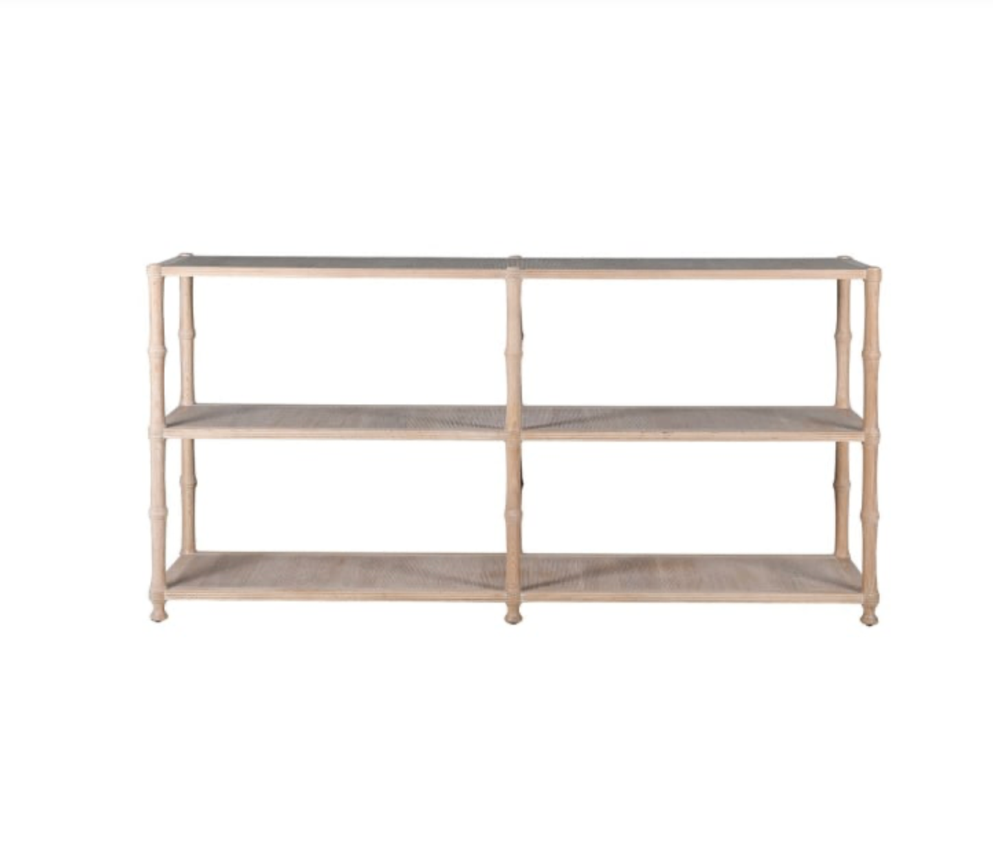 Beckley Oak 3 Tier Console Table