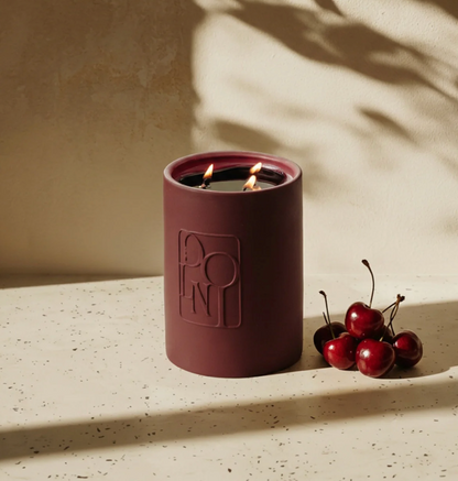 Dolni Large Ceramic 600g Cherry Candle