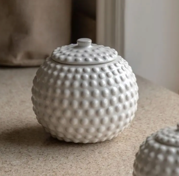 Alba Beaded Trinket Jar Large
