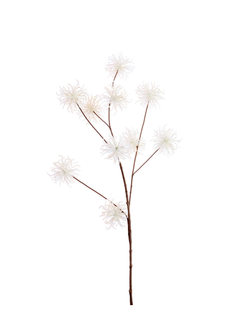 Faux Spider Chrysanthemum Branch Stem