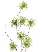 Faux Green Spider Chrysanthemum Branch Stem