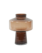 Trasmo Brown Glass Vase - Petit