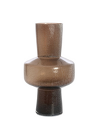 Trasmo Brown Glass Vase - Tall