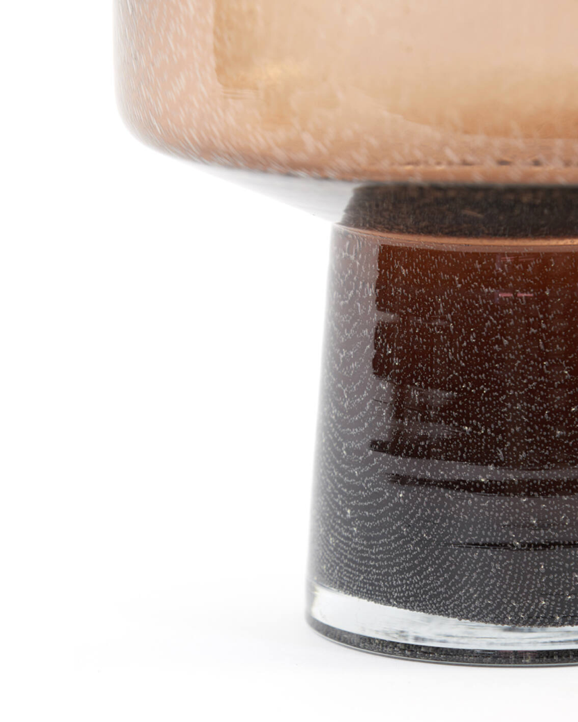 Trasmo Brown Glass Vase - Tall
