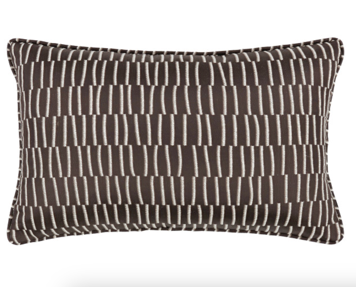 Zinc Polanco Mole Embroidered Cushion 55x35cm