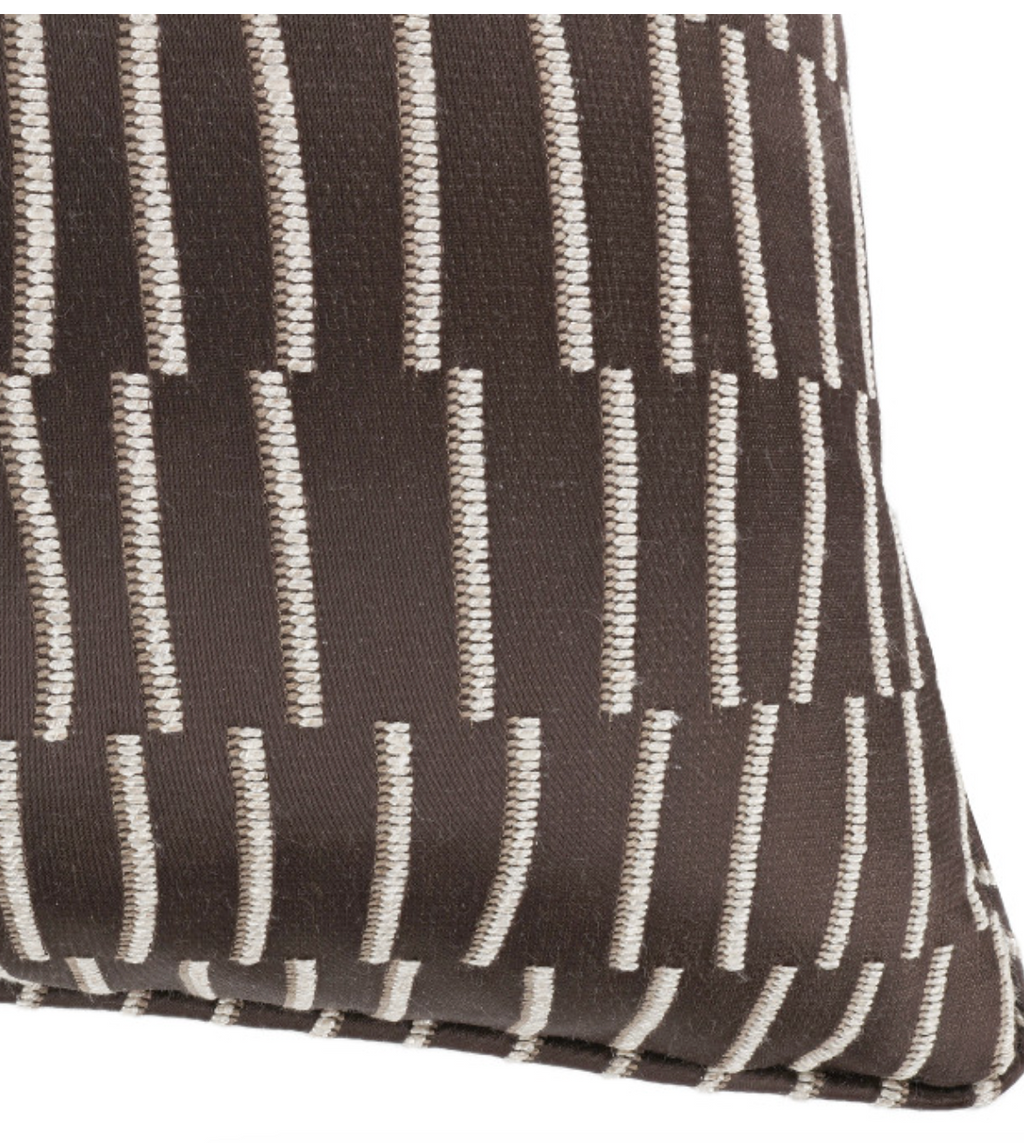 Zinc Polanco Mole Embroidered Cushion 55x35cm