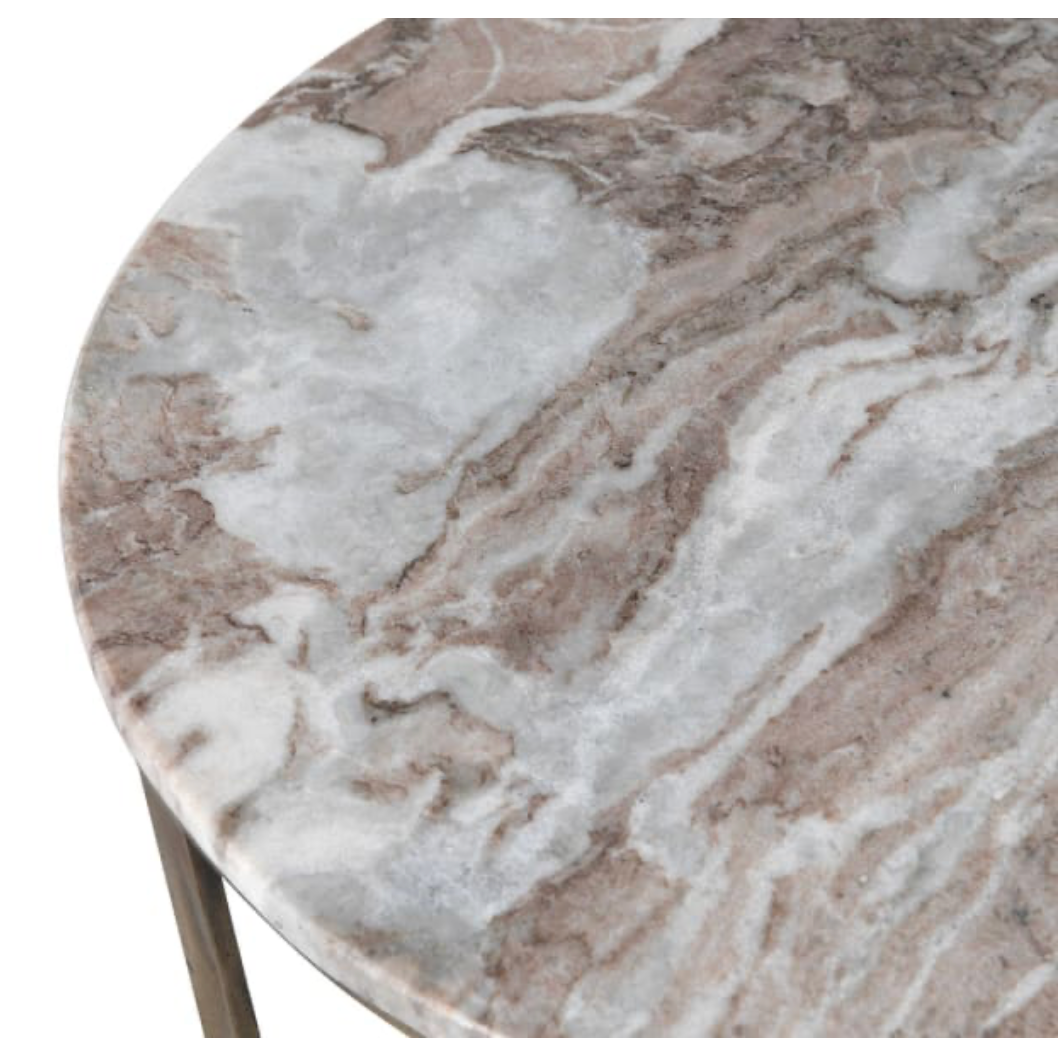 Set of 2 Toronto Marble Side Tables