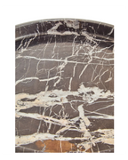 Zoro Black and White Marble Round Tray