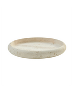 Tibor Round Travertine Tray