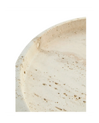 Tibor Round Travertine Tray