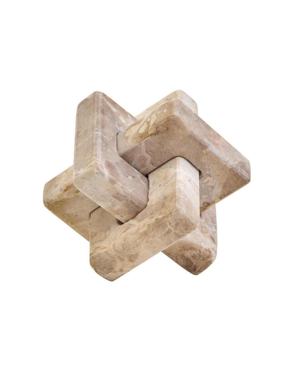 Santino Chocolate Marble Knot Sculpture