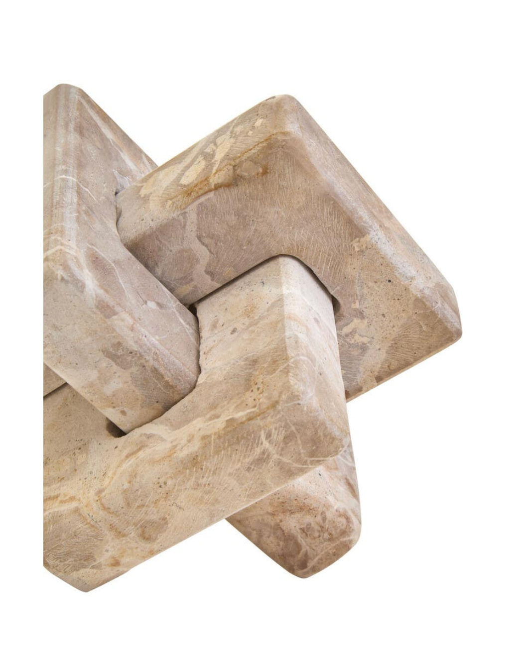 Santino Chocolate Marble Knot Sculpture