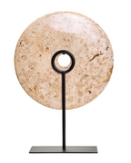 Zoro Small Speckled Marble Round Disc 20cm