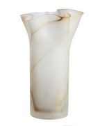 Galene Fluted Natural Glass Vase
