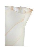 Galene Fluted Natural Glass Vase