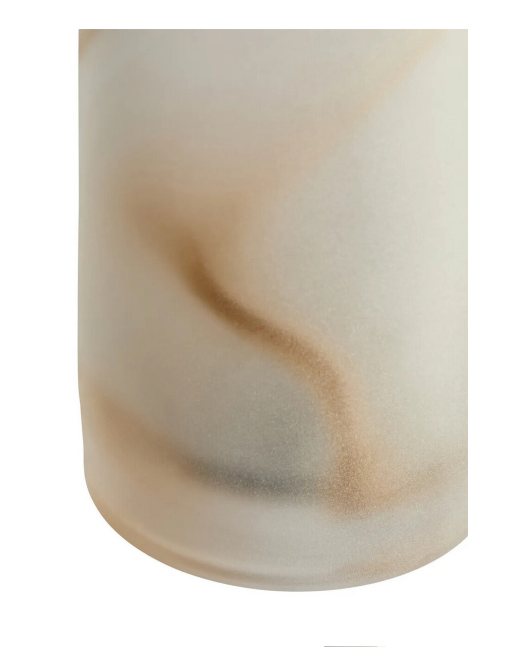 Galene Fluted Natural Glass Vase